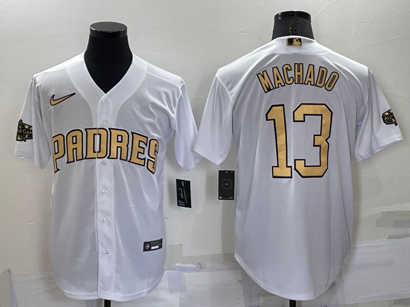 Men San Diego Padres #13 Machado White 2022 All Star Nike MLB Jerseys->philadelphia phillies->MLB Jersey